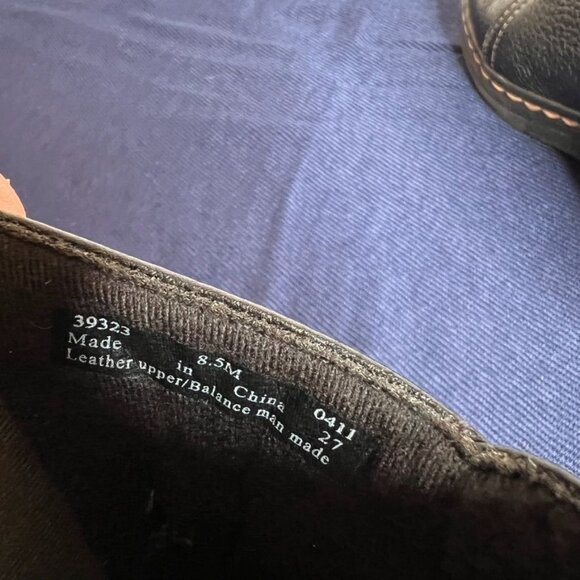 Clarks Bendables Black Leather Slip-On Mules With Button Detail Size 8.5M **READ - Picture 8 of 9